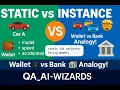 Java Static vs Instance Explained with Real Examples Understand Class vs Object Like a Pro