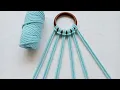 Macrame - Easy Butterfly Design Macrame Plant Hanger