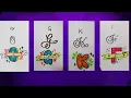 4 Unique Alphabet Lettering Styles Easy Creative Alphabet Lettering The Chosen Ones