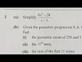 ECZ 2019 Mathematics Paper 2 Question 1-3