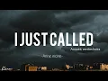 Anne-marie  -  I just called (acoustic version lyrics)              #shorts