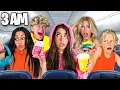 STUCK On An AiRPLANE at 3AM WiTH My 10 SiBLiNGS For 5 HOURS