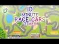 10 Minute Race Cars Timer - Kids Visual Timer