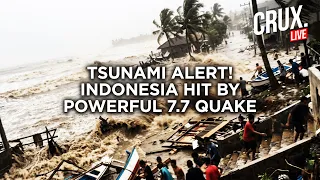 LIVE 7 7 Quake Strikes Indonesia 20 Killed Tsunami Warning Triggers Mass Evacuations Crux