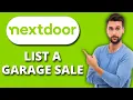 NEW How to List a Garage Sale on Nextdoor or Craigslist Easy Guide to Boost Your Sale Reach