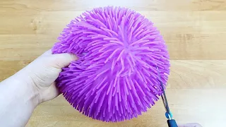 DÉCOUPER DES BALLES ANTI-STRESS SUPER SATISFAISANTE VIDÉO!!