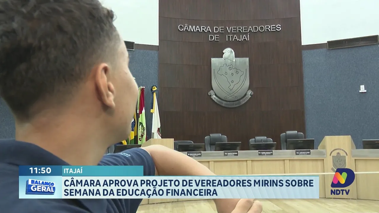 Câmara de Itajaí aprova Semana de Educação Financeira nas escolas