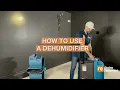 How to use Dri-Eaze LRG 6000Li Dehumidifier