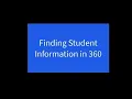Fox C6 Tyler 360 - Student Information