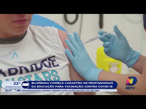 Blumenau começa cadastro de profissionais da educação para vacinação contra a Covid-19