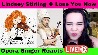 Download Lindsey Stirling - Lose You Now feat. Mako (Acoustic) | Opera Singer Reacts LIVE FIRST TIME REACTION MP3