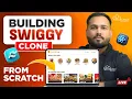 Live Build SWIGGY Clone with React JS TAILWIND CSS Beginner Web Development Project
