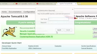 Java Tomcat reset or set username and password