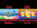 Download Lagu Galinha Pintadinha VS Pintainho Amarelinho - A Canoa Virou | Original vs Cópia BR VS PT