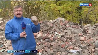 В одном из СНТ Омска разразился скандал вокруг горы битого кирпича