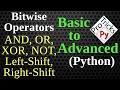 BitWise Operators in Python AND OR XOR Left Shift Right Shift Bit Manipulation in Python