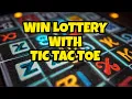 Tic Tac Toe Helps You Pick WINNING Lottery Numbers