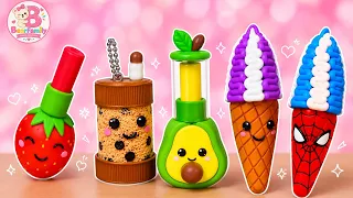 DIY | Clay Collection| Miniature Clay| Funny game| School Project| Bearfamily