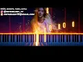 KAROL G, Greg Gonzalez - Después de ti - piano instrumental karaoke cover