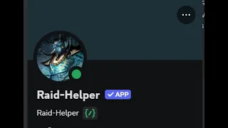 Raid Helper Tutorial
