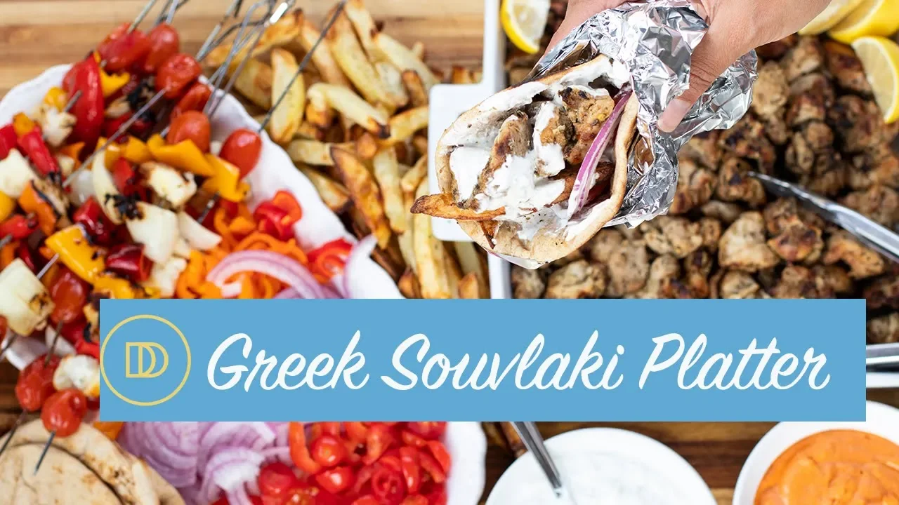 The Ultimate Chicken Souvlaki Board/Platter