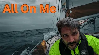 35 Knot Front..And it Got to Me | Solo Sail to Australia Part 2 (Calico Skies Sailing – New Horizon)