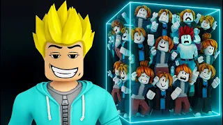 Last to LEAVE this Roblox Box WINS 🎁🎁 Khaleel and Motu Gameplay
