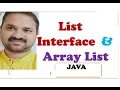 ArrayList in Java List Interface in java Collections in Java
