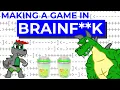Making a Simple Game in Brainf k