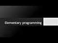introduction to Java Elementary programming