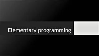 introduction to Java Elementary programming