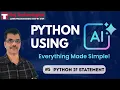 Python Using AI for Beginners Python if statement Lecture