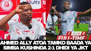 Alichokisema AHMED ALLY Baada Ya SIMBA Kushinda 2 1 Dhidi Ya JKT TANZANIA Mechi Ya Ligi Kuu NBC 2025 
