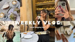 WEEKLY VLOG فلوق السفره مشترياتي للخريف روما اجمل مدينة في ايطاليا 