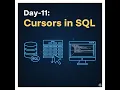 Day-11 Cursors in SQL Server Types Syntax Real-Time Examples T-SQL