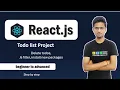 React To-Do App CRUD Operations Create Read Update Delete Part 6 Todo App