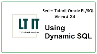 Oracle PU Lesson 7 Using Dynamic SQL