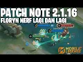 Download Lagu FLORYN NERF, ANGELA BUFF - PATCH NOTE 2.1.16 ADVANCE SERVER + REKAP PATCH NOTE 26 AUG ORI SERVER
