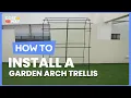 How to Install the 7 5 Feet Garden Arch Trellis GT4076