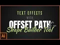 Create AWESOME text effects in Adobe Illustrator using Offset Path