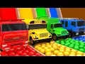 Download Lagu Learn Colors with Street Vehicle and PACMAN Magic Water Slide Color Shape Farm Pretend Play for Kids