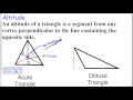 Special triangle segments III Altitudes