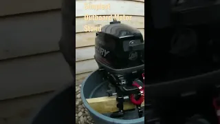 simplest outboard motor stand easiest #mercury