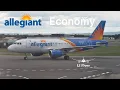 TRIP REPORT Allegiant Air Airbus A319 Syracuse SYR to Myrtle Beach MYR Economy