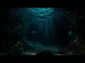 Deep Dark Ocean Cave 4K🌊🐙Peaceful Underwater Ambience with Jellyfish & Corals | Sleep & Relax | ASMR