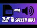 Text to mp3 File using PYTHON NEW 2022