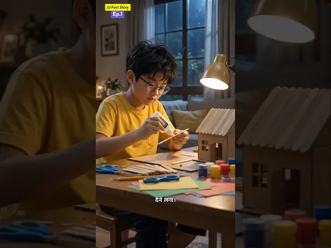 🧑🏻‍🦱 छोटू ने बनाया पीहू के लिए कार्डबोर्ड से डॉलहाउस 🏠