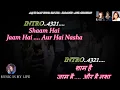 Download Lagu Aaj Ki Raat Hona Hai Kya Karaoke With Scrolling Lyrics Eng. \u0026 हिंदी