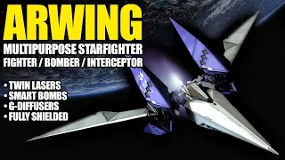 The Starfighter that could RUIN Star Wars Ships Star Fox Arwing Breakdown