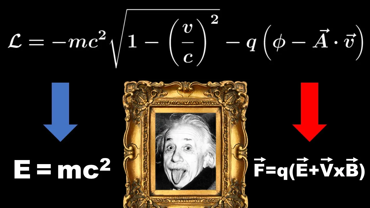 Derivation of E=mc^2 and Lorentz force from relativistic Lagrangian